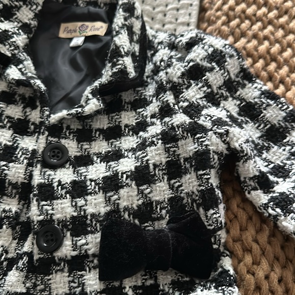 2-Piece Houndstooth Coat Set - Picture 4 of 7